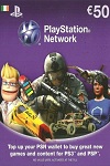 Playstation Network Live Card EUR50 Ireland