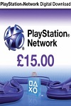 Playstation Network Live Card £15 UK